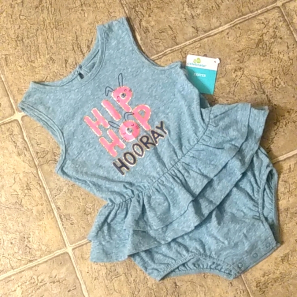 Hip Hop Hooray Easter Romper